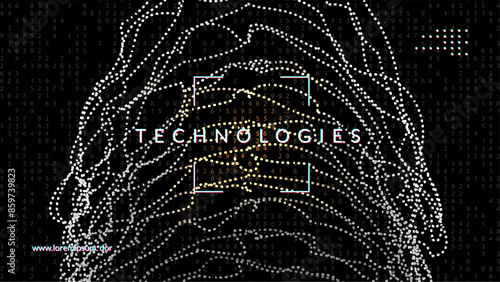 Technology Background. Innovation concept for intelligent learning. Backdrop for education in software design. Analytical patterns for mobile security. Technolog Background.