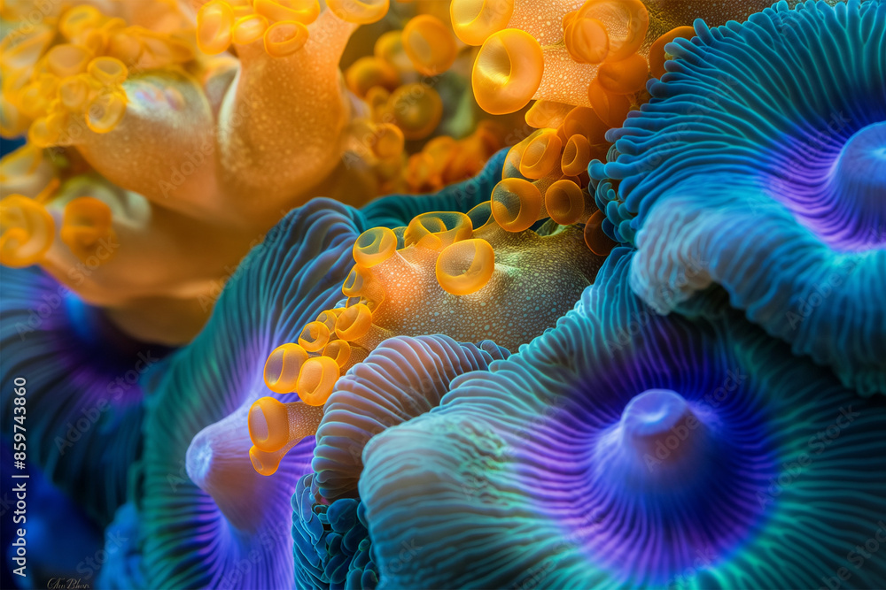 Obraz premium The extraordinary beauty of the underwater ecosystem