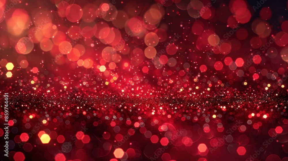 Vivid portrayal of fiery red particles meticulously scattered across a dark background, creating a mesmerizing display that accentuates light, color contrast, and motion. Vivid portrayal of fiery red particles meticulously scattered across a dark background, creating a mesmerizing display that accentuates light, color contrast, and motion.