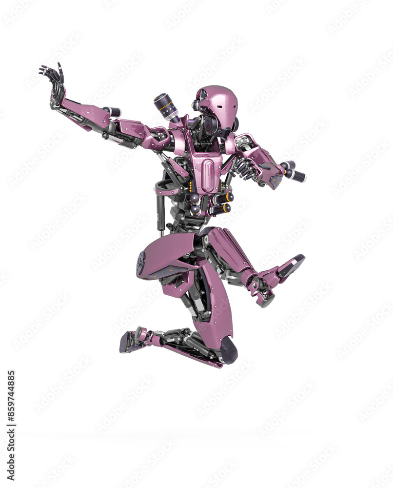 apocalypse cyborg is jumping high like a hero apocalypse cyborg is jumping high like a hero