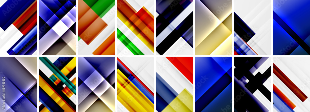 Set of low poly triangles poster geometric backgrounds. Vector Illustration For Wallpaper, Banner, Background, Card, Book Illustration, landing page Set of low poly triangles poster geometric backgrounds. Vector Illustration For Wallpaper, Banner, Background, Card, Book Illustration, landing page