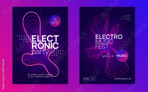 Dance Background. Pink Music Design. Festival Invite. Violet Party Set. Night Club Magazine. Discotheque Trance Graphic. Nightclub Beat Invitation. Green Dance Background