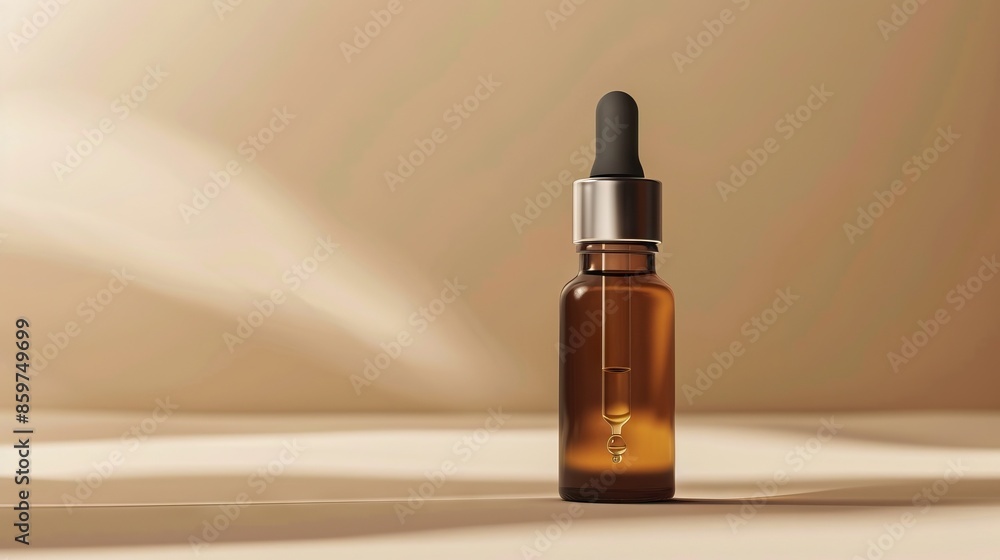 Dropper glass Bottle Mock Up for skincare cosmetic product presentation. Dropper glass Bottle Mock Up for skincare cosmetic product presentation.
