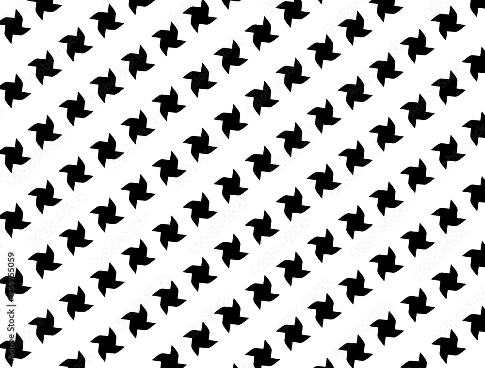 Black and white geometric background illustration. Monochrome pattern. Fashionable design Black and white geometric background illustration. Monochrome pattern. Fashionable design