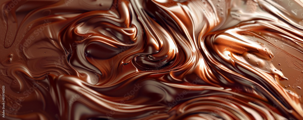 A rich, textured chocolate background featuring a close-up of a chocolate swirl, with light reflections highlighting its glossy surface. The background fades into a soft, dark brown gradient. A rich, textured chocolate background featuring a close-up of a chocolate swirl, with light reflections highlighting its glossy surface. The background fades into a soft, dark brown gradient.