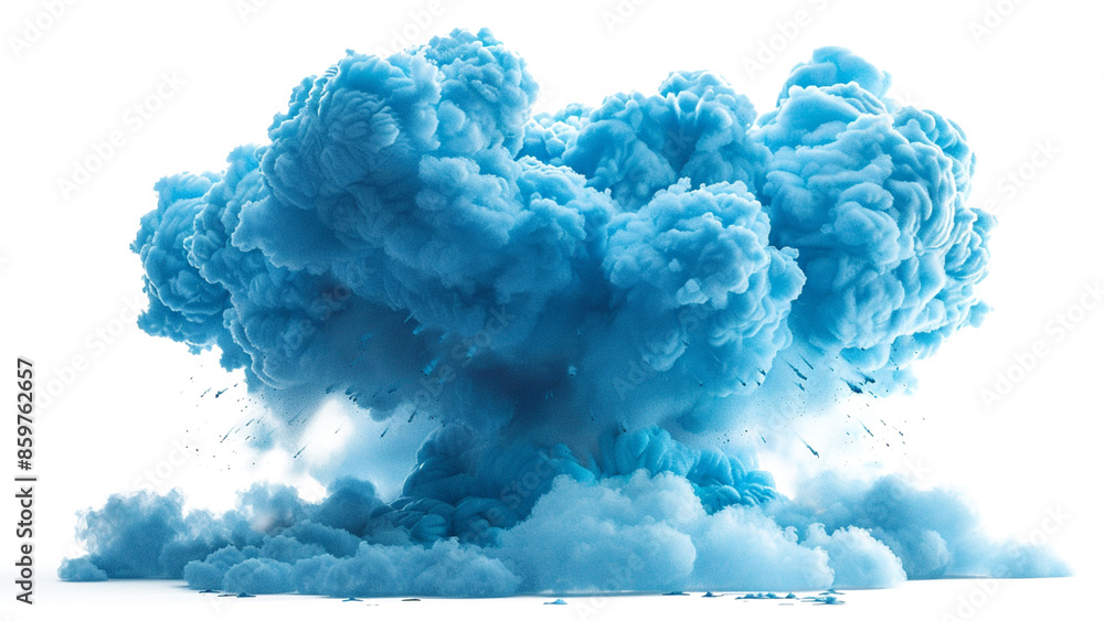 Blue explosion isolated on transparent background. Blue explosion isolated on transparent background.