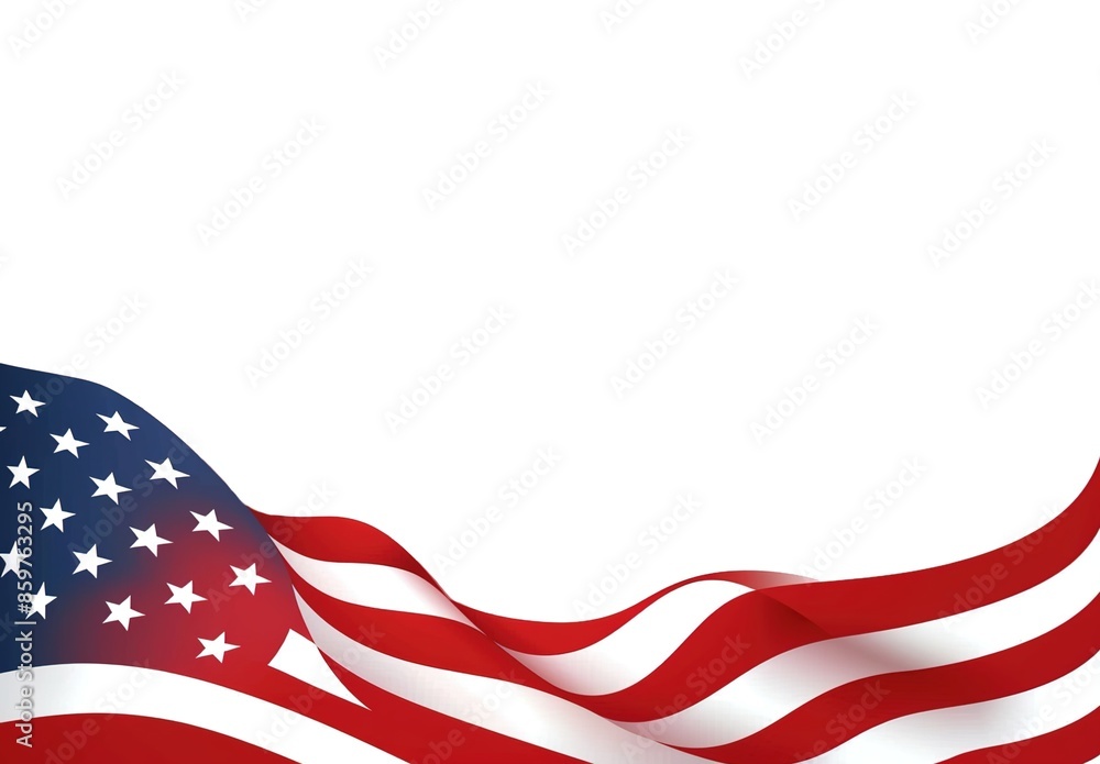 American flag background with white space for text, vector illustrtion
American flag background with white space for text, vector illustrtion