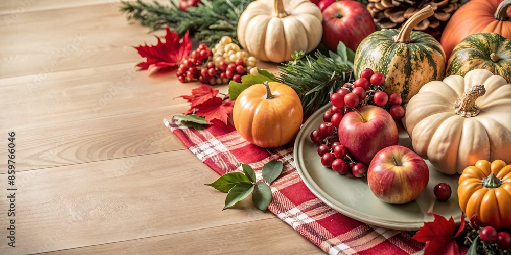 Background for a Banner on the Theme - Thanksgiving Day. The colorful arrangement creates a festive Thanksgiving border, leaving space in the center for text or additional design elements. Background for a Banner on the Theme - Thanksgiving Day. The colorful arrangement creates a festive Thanksgiving border, leaving space in the center for text or additional design elements.