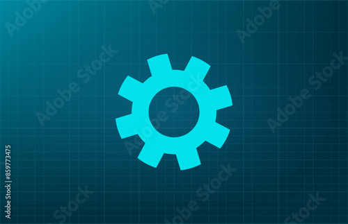 Vector illustration, blue background.