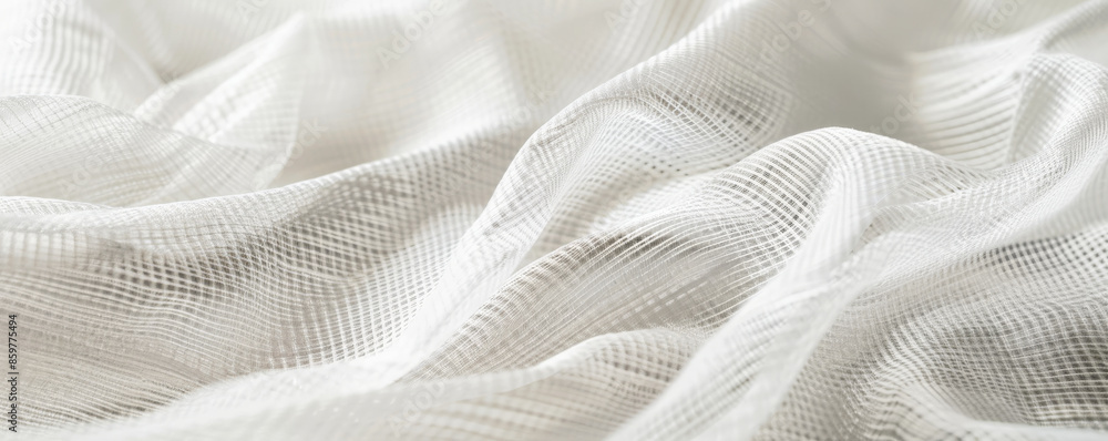 White Mesh Netting: Delicate white mesh netting on a white background, creating a light and airy texture. White Mesh Netting: Delicate white mesh netting on a white background, creating a light and airy texture.