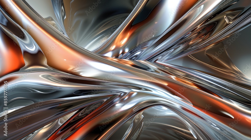 Metallic artistic design Metallic artistic design