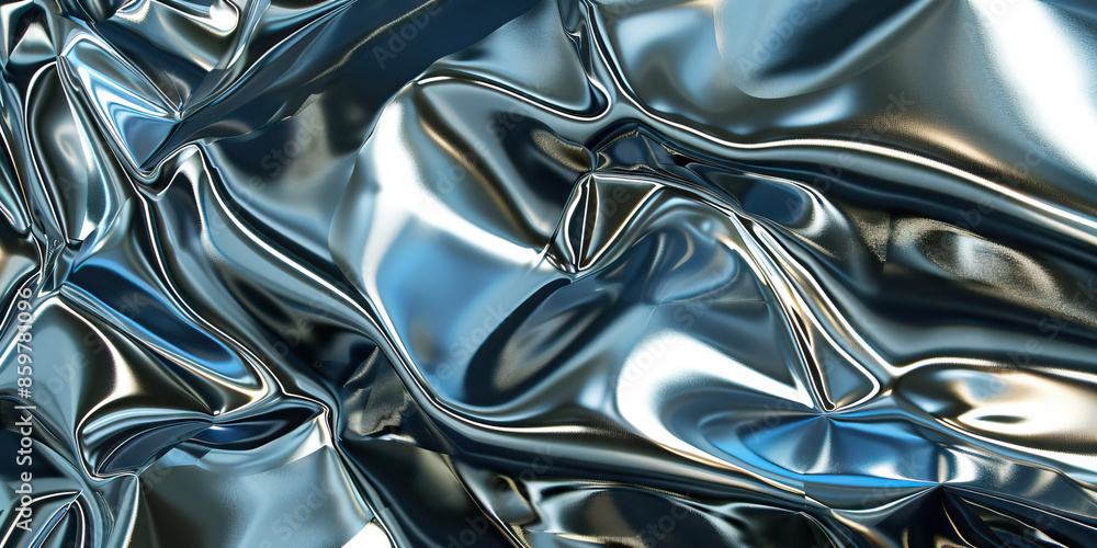 Metallic Reflections: Close-Up Texture of Polished Metal Surface, highlighting Reflective Properties and Industrial Aesthetics. Metallic Reflections: Close-Up Texture of Polished Metal Surface, highlighting Reflective Properties and Industrial Aesthetics.