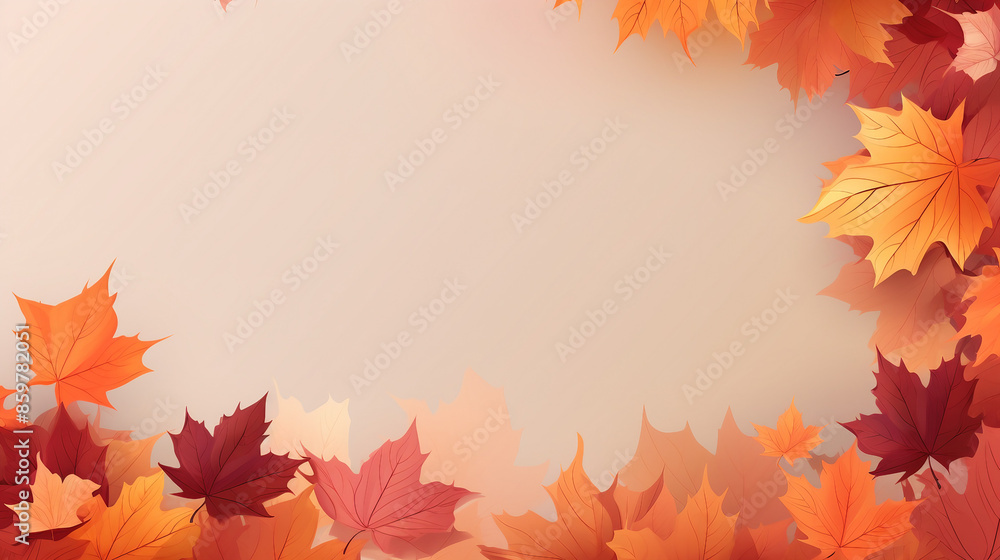 autumn leaves frame autumn leaves frame