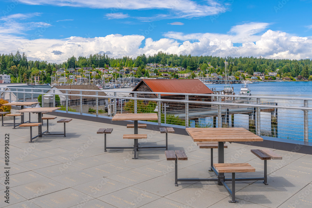 Gig Harbor landscape and boats Washington state. Gig Harbor landscape and boats Washington state.
