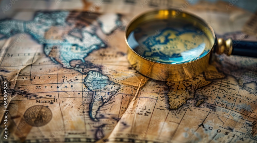 USA Under Magnifying Glass - Examining Details and Fine Print of American Culture and Society USA Under Magnifying Glass - Examining Details and Fine Print of American Culture and Society