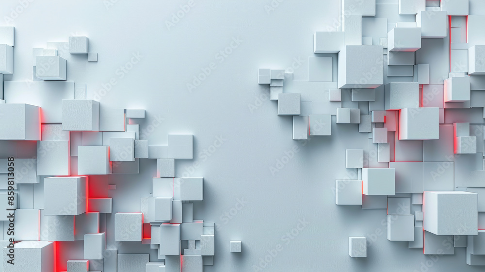 A white background with red squares on it. The squares are arranged in a way that creates a sense of depth and texture. The image has a modern and abstract feel to it A white background with red squares on it. The squares are arranged in a way that creates a sense of depth and texture. The image has a modern and abstract feel to it