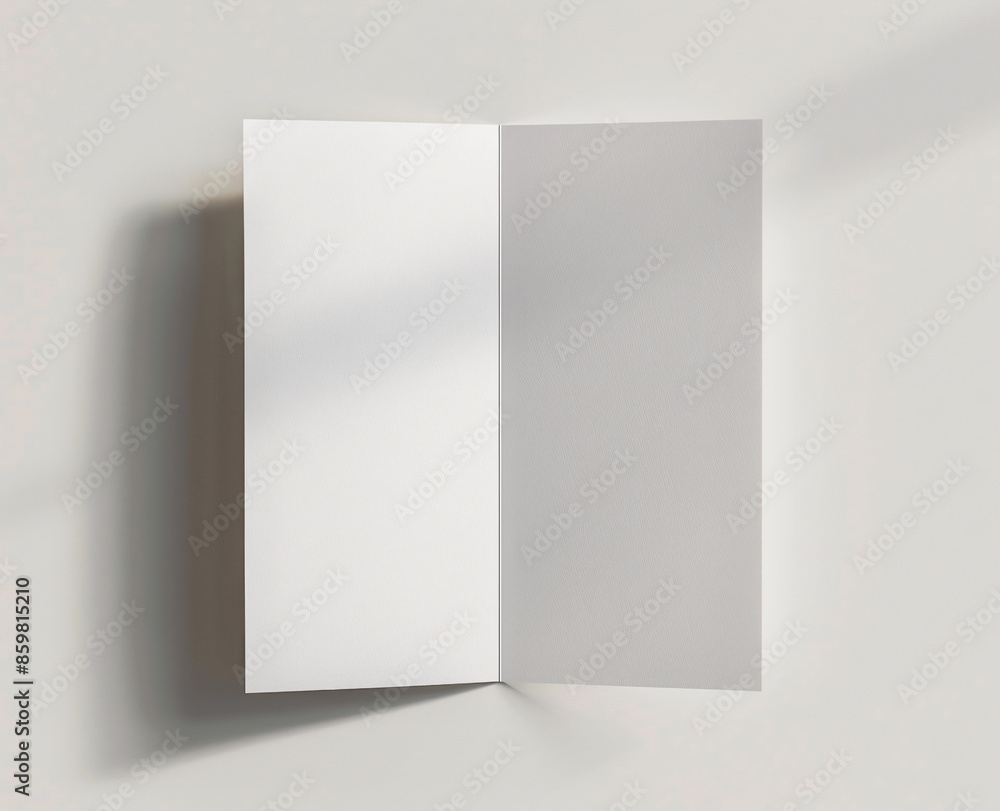 a folded white paper on a wall a folded white paper on a wall