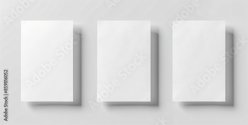 Wallpaper Mural three white boxes are stacked on top of each other Torontodigital.ca