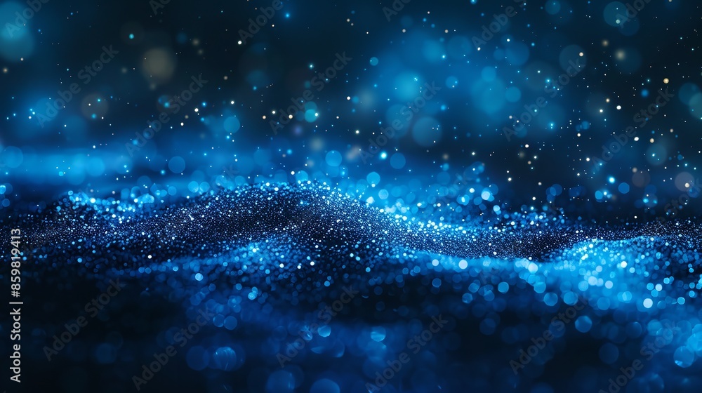 Blue Gradient Background Grainy Glowing Blue Light on D Blue Gradient Background Grainy Glowing Blue Light on D