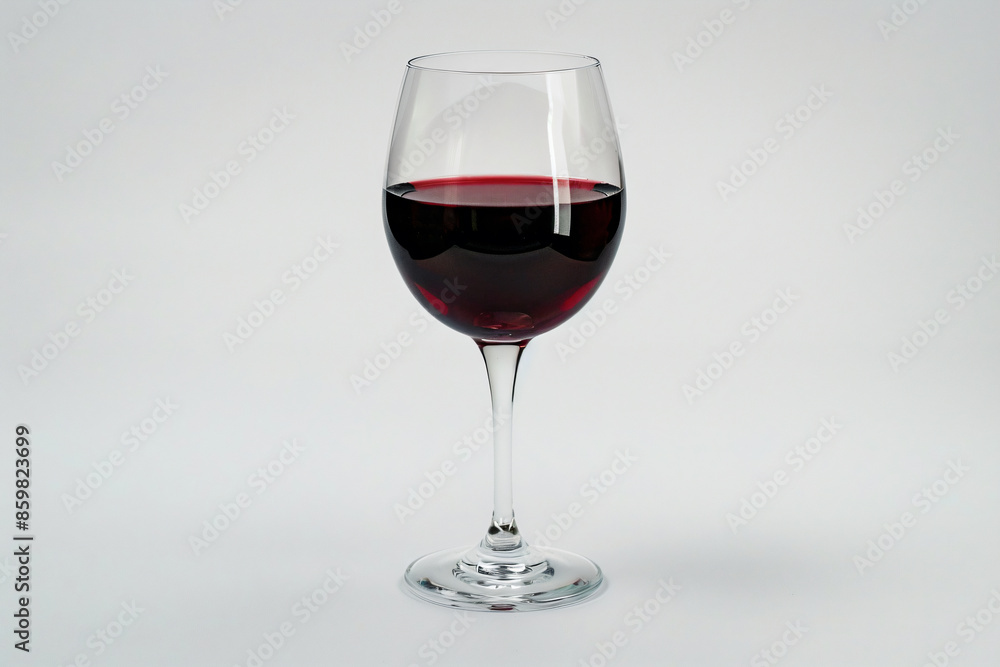 a glass of red wine on a white background a glass of red wine on a white background
