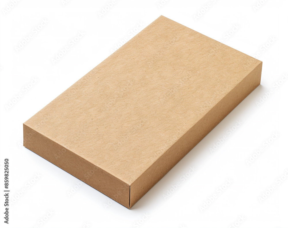 a brown box with a white background a brown box with a white background