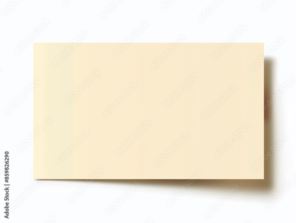 a piece of paper with a red handle a piece of paper with a red handle