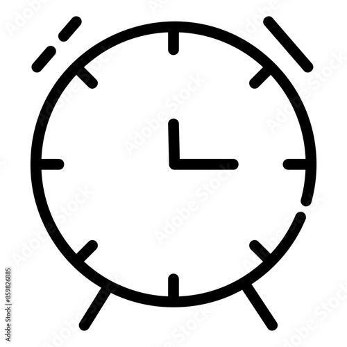 alarmclock outline icon
