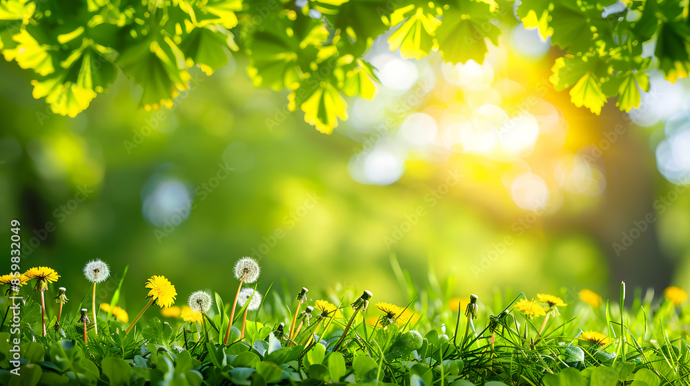 spring flower with tree background spring flower with tree background