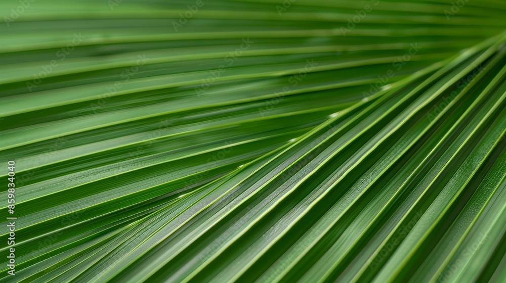 Close-Up of Palm Leaf Texture. Close-Up of Palm Leaf Texture.