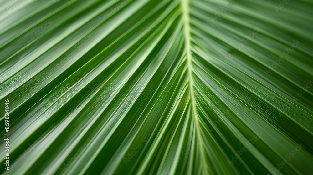 Green Palm Leaf Texture. Green Palm Leaf Texture.