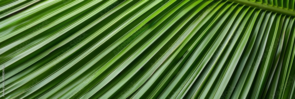 Green Palm Leaf Texture. Green Palm Leaf Texture.