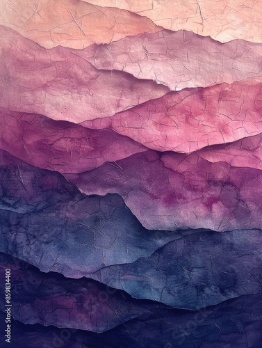 Wallpaper Mural A pink and purple abstract watercolor style illustration.  Torontodigital.ca
