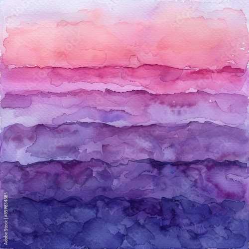 Wallpaper Mural A pink and purple abstract watercolor style illustration.  Torontodigital.ca