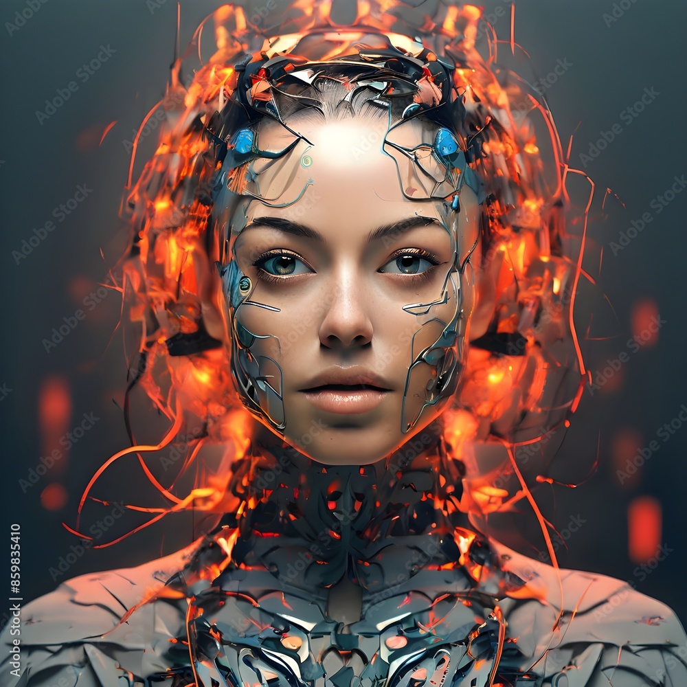 Premium Digital Female AI Images Premium Digital Female AI Images