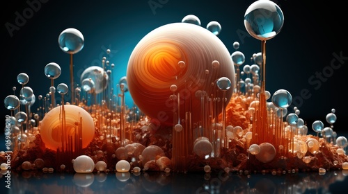 Wallpaper Mural jellyfish in the water Torontodigital.ca