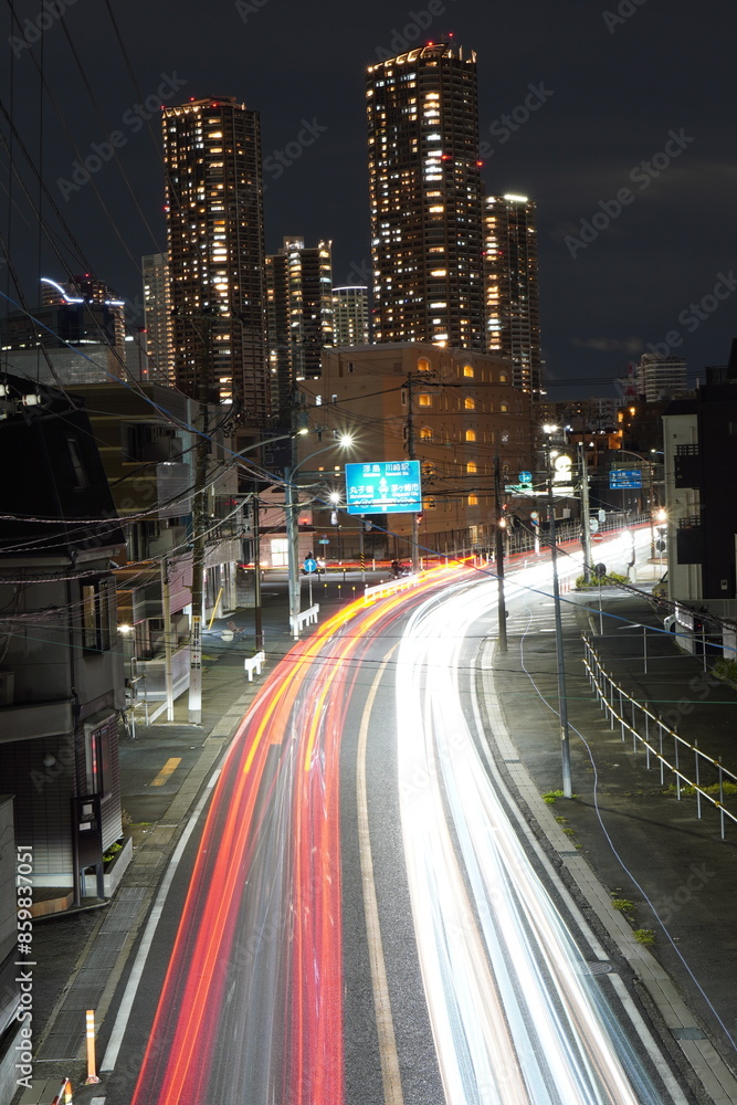 Obraz premium 武蔵小杉の夜景