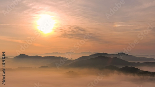 구름,운해,옥정호,임실군,전북