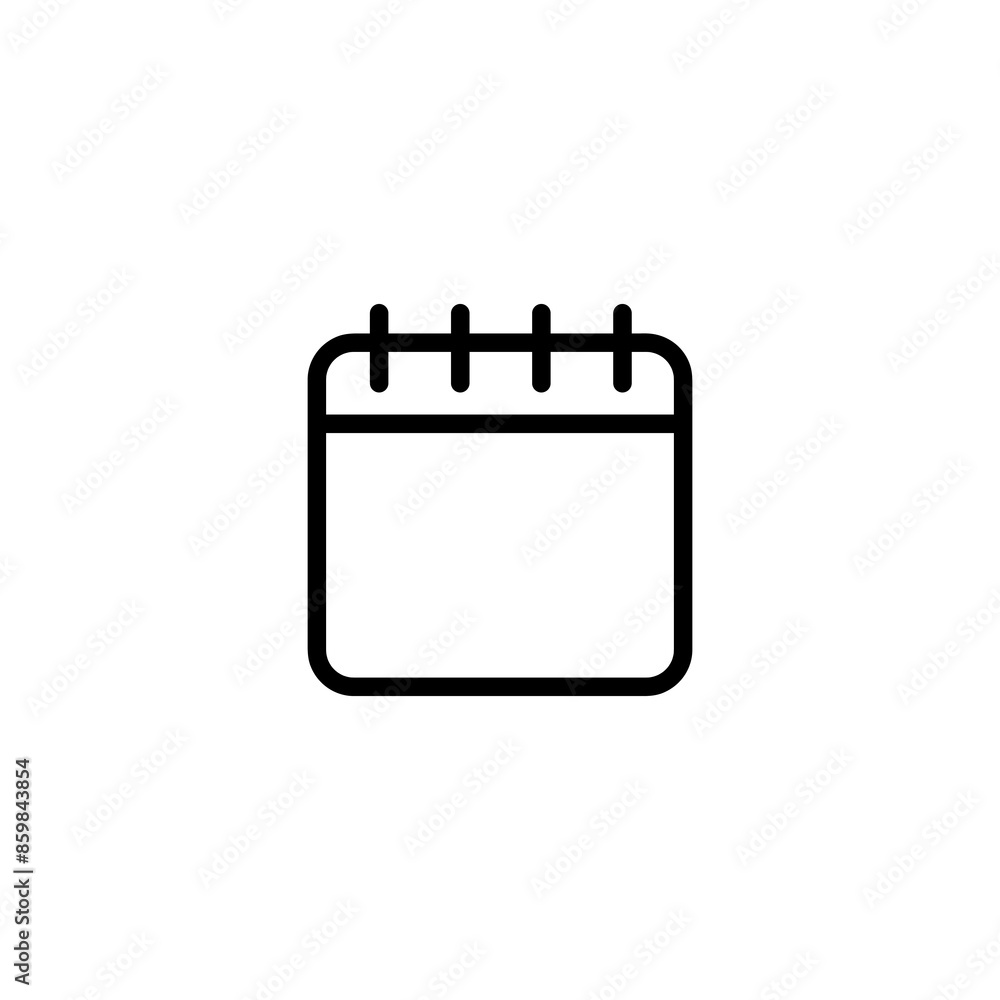 Calendar vector icon. simple flat black trendy style illustration on white background..eps Calendar vector icon. simple flat black trendy style illustration on white background..eps