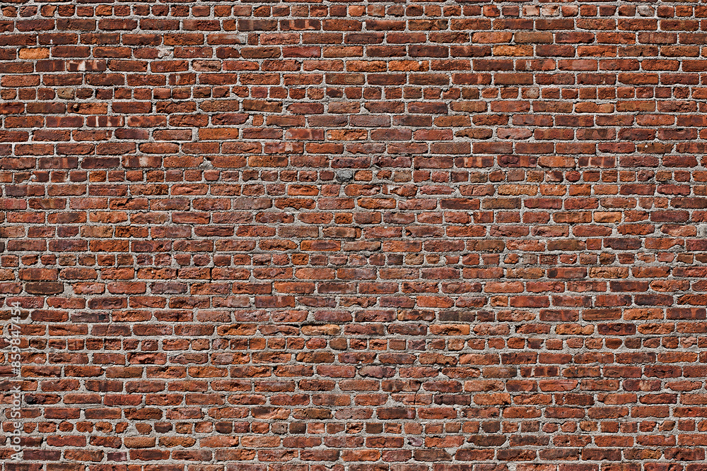 the old red brick wall the old red brick wall