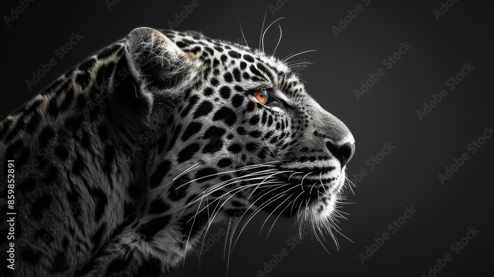 Fototapeta premium A Close-up Portrait of a Jaguar