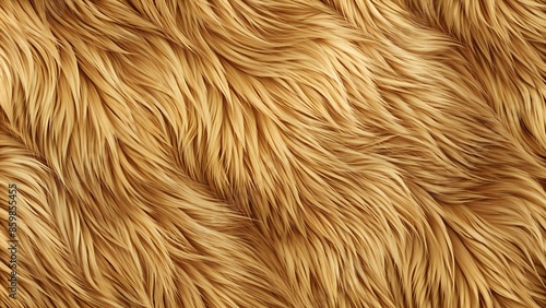Golden Fur Texture Background