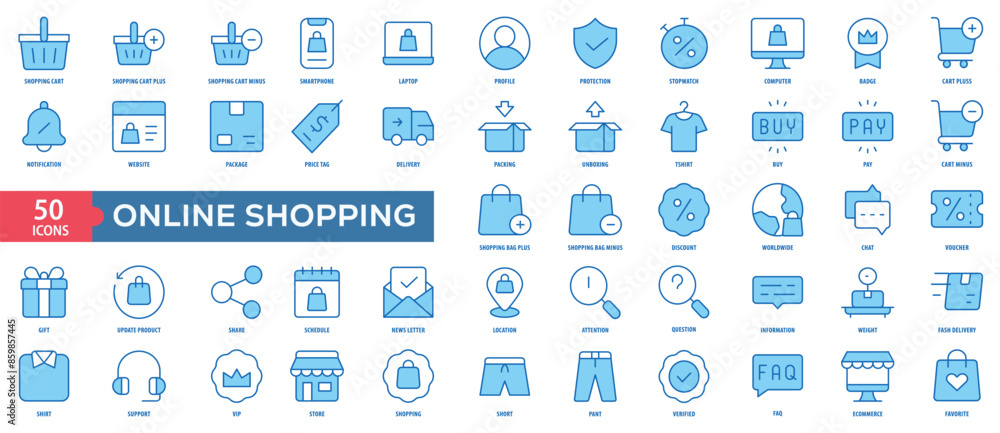 Online Shopping Icon Collection Set. Easy To Use, Easy To Edit And Simple Line Vector Icons. Online Shopping Icon Collection Set. Easy To Use, Easy To Edit And Simple Line Vector Icons.
