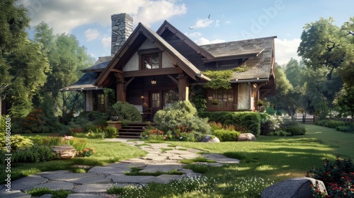 Craftsman Cottage with Garden 