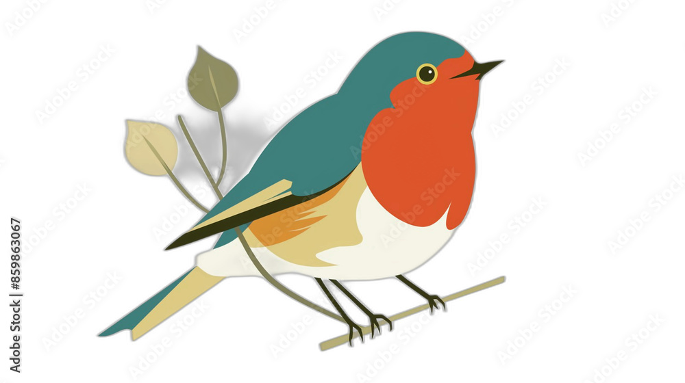 Bird. flat website design illustration. White background. Bird. flat website design illustration. White background.
