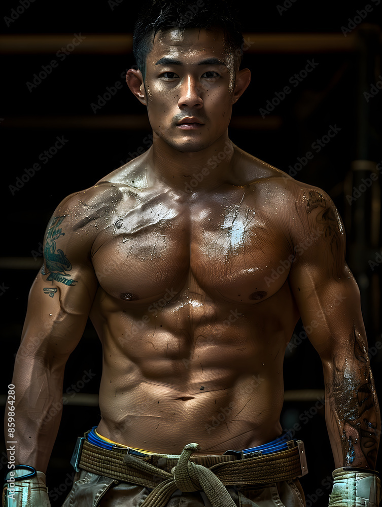 Fototapeta premium Muscular Body