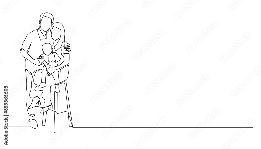 continuous line drawing of family photo.single line drawing studio photo.one line vector illustration of father,mother and child.isolated white background continuous line drawing of family photo.single line drawing studio photo.one line vector illustration of father,mother and child.isolated white background