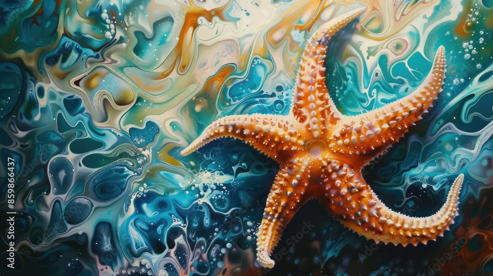 In a Bright Space Starfish In a Bright Space Starfish
