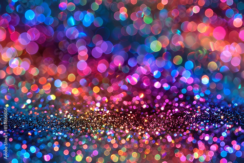 pattern of a glitter background in many colors