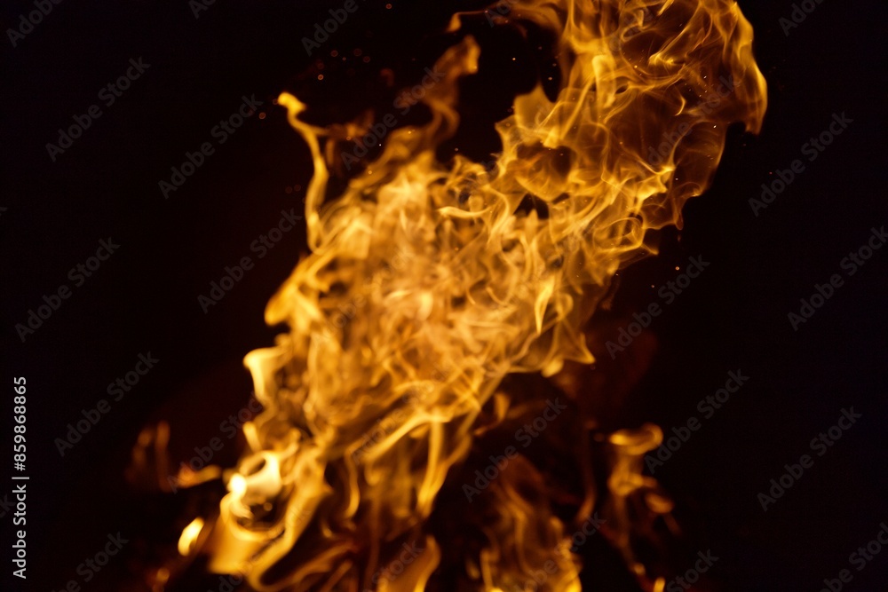 Fototapeta premium Flammenmeer
