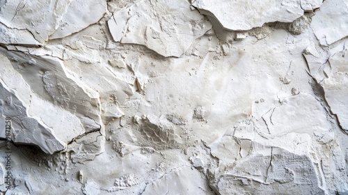 Close up photo of white stone texture with space for text